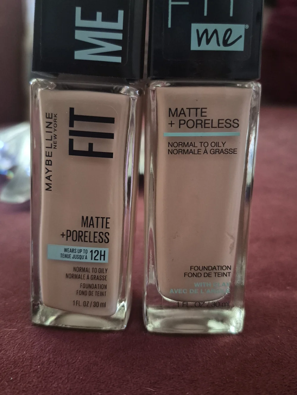 New- 2 Maybelline Fit Me Matte + Poreless Foundation #112